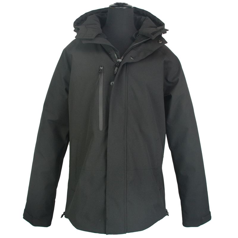 Men's Waterproof Windproof Hood Heavy Autumn Casual Jacket